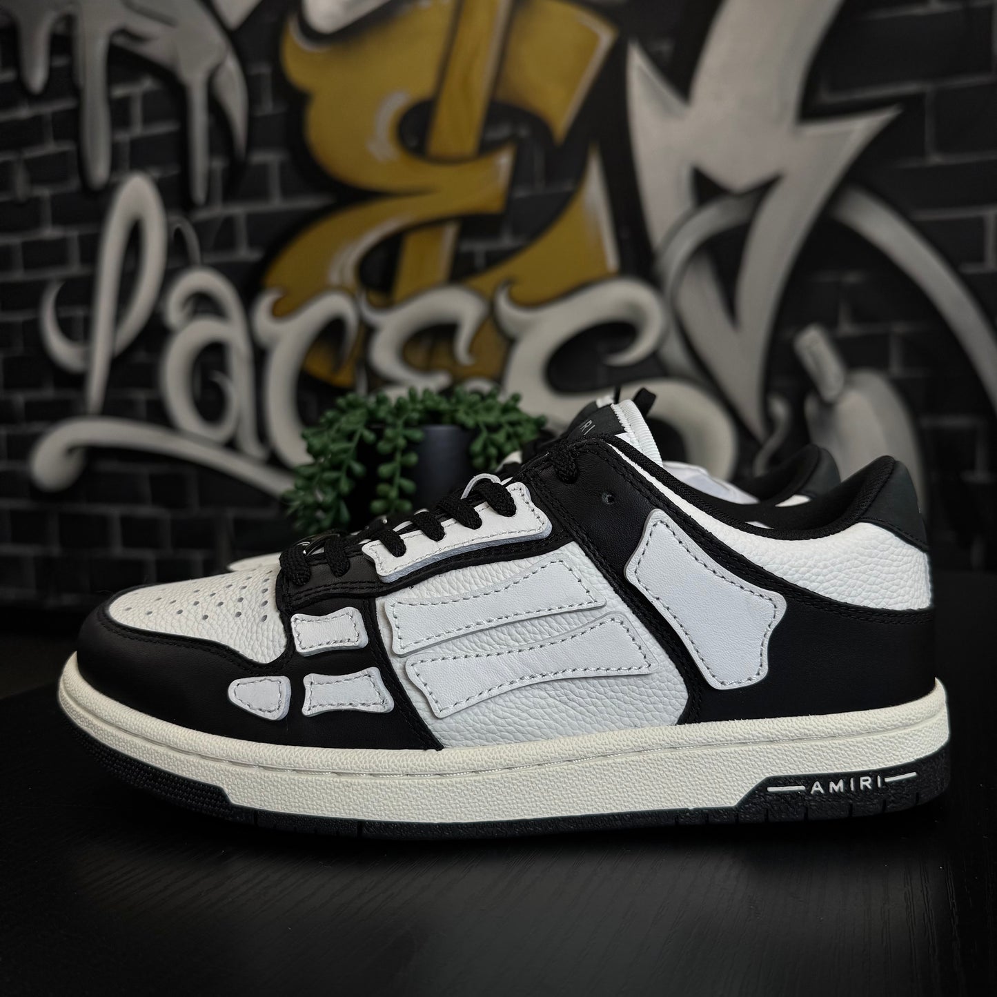 Amiri Skel Low Black/White