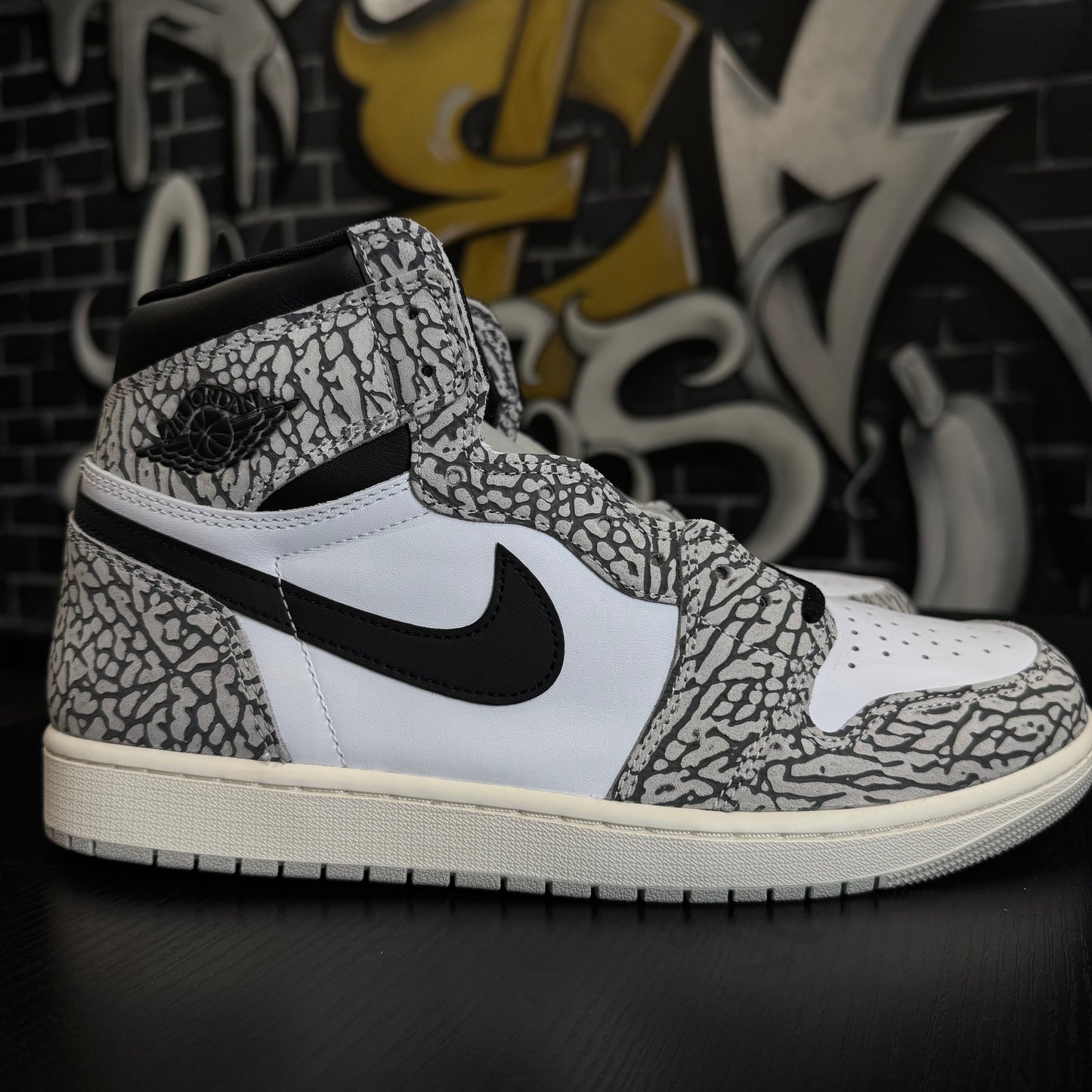 Jordan 1 High White Cement