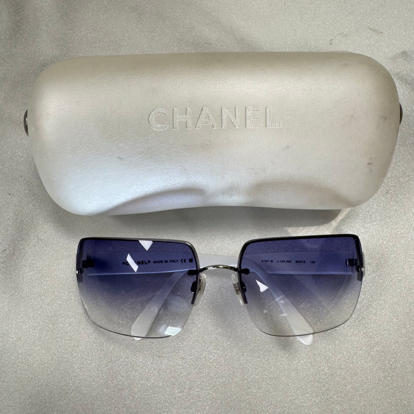 Chanel Blue Tint Glasses