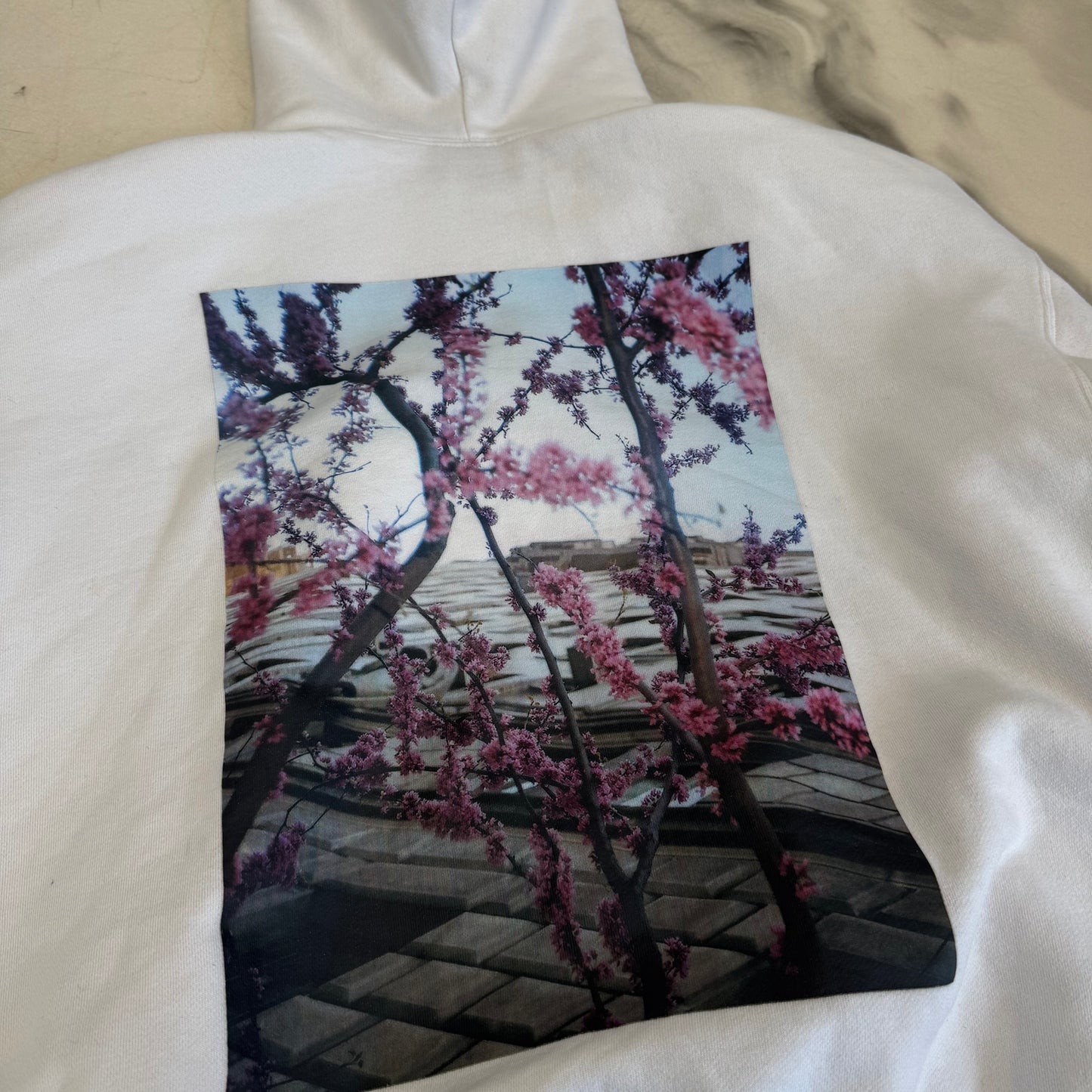Essentials Photo Hoodie White