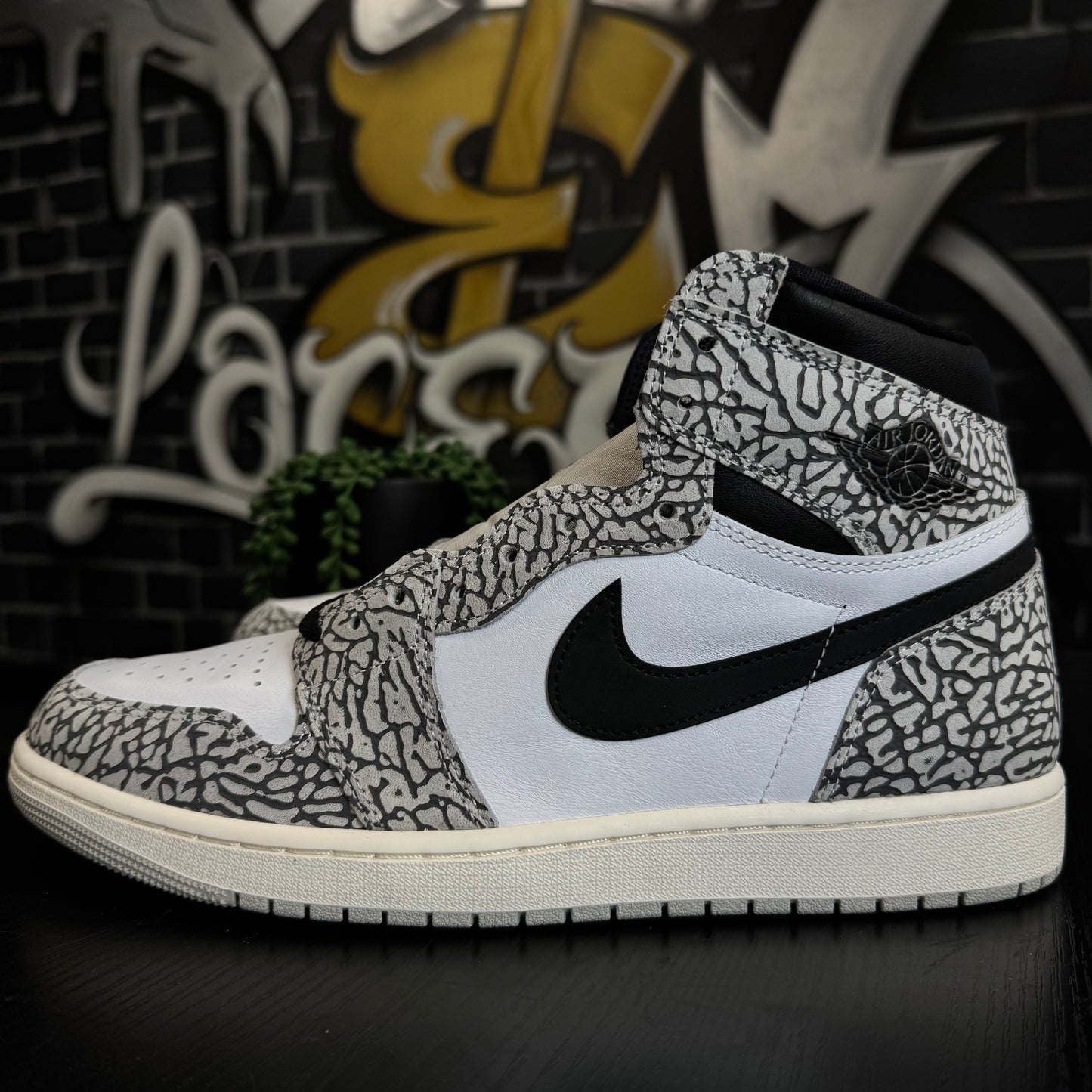 Jordan 1 High White Cement