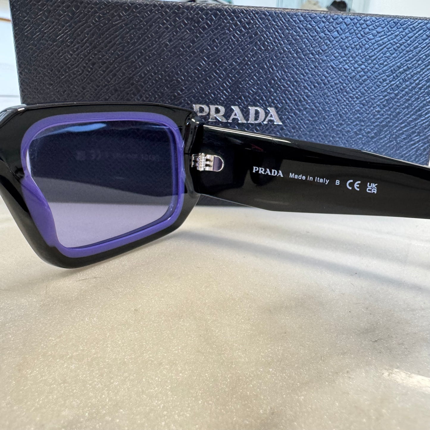 Prada PR06YS Sunglasses Black/Purple