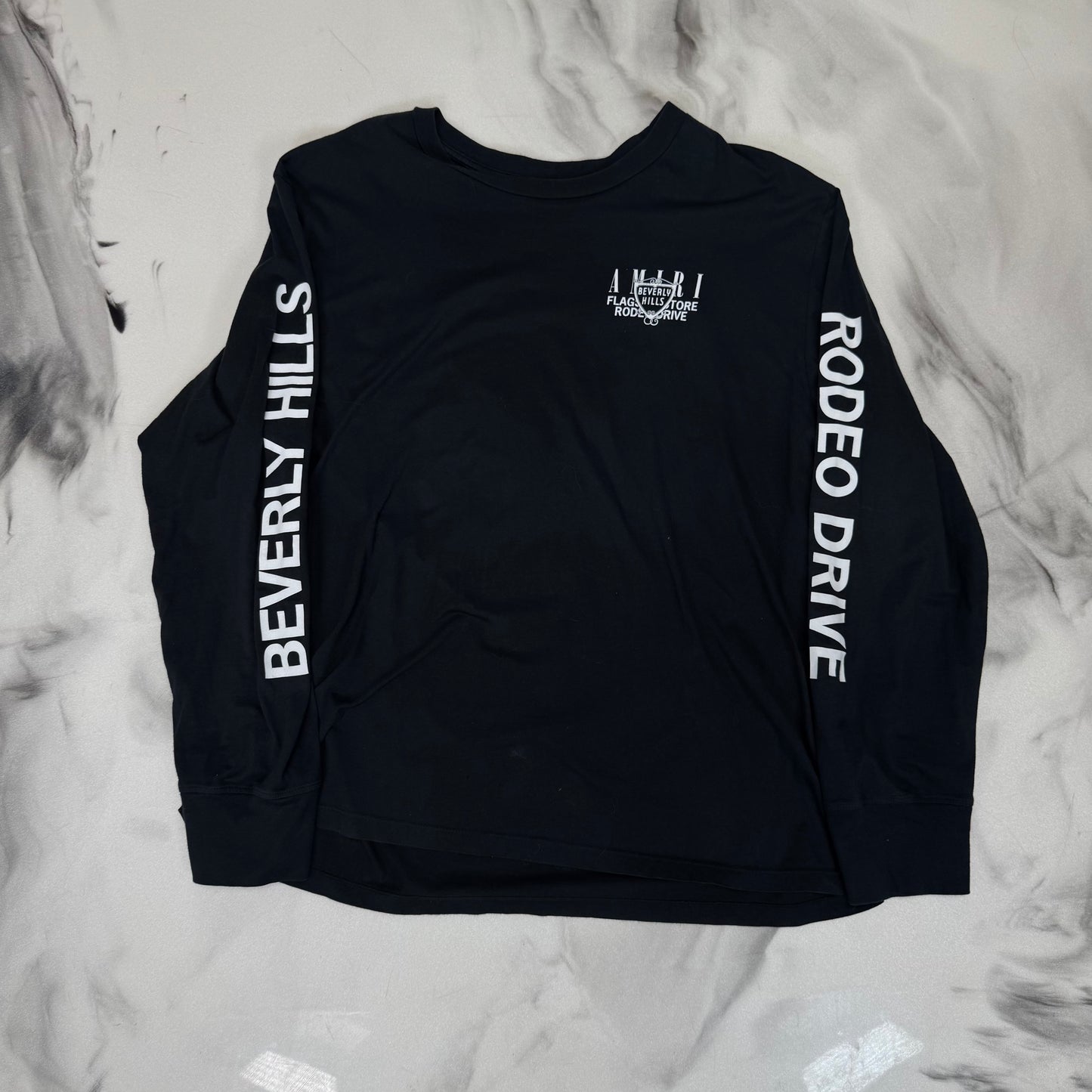 Amiri Beverly Hills Longsleeve Black
