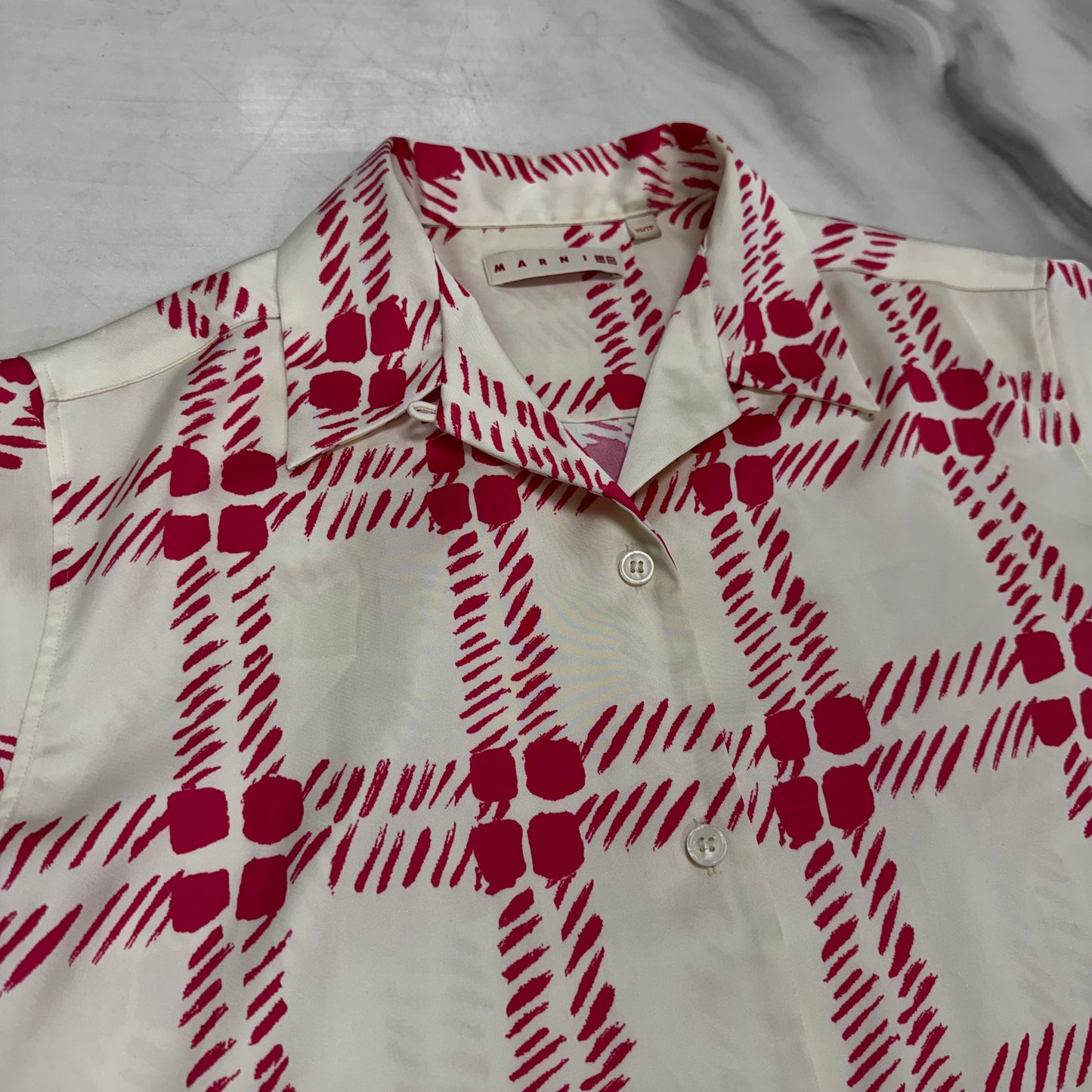 Marni X Uniqlo Open Color Button Up Shirt