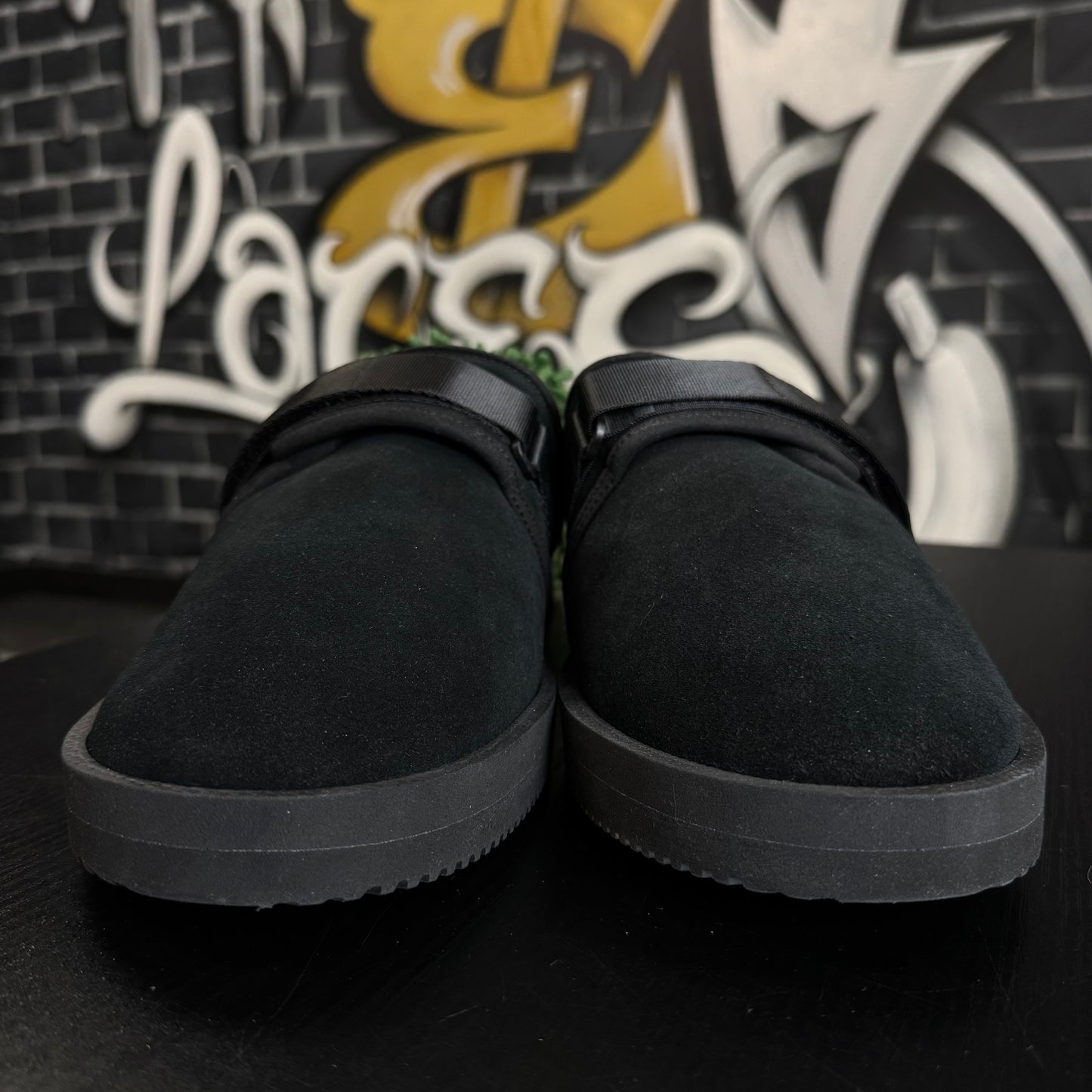Suicoke Black Slippers