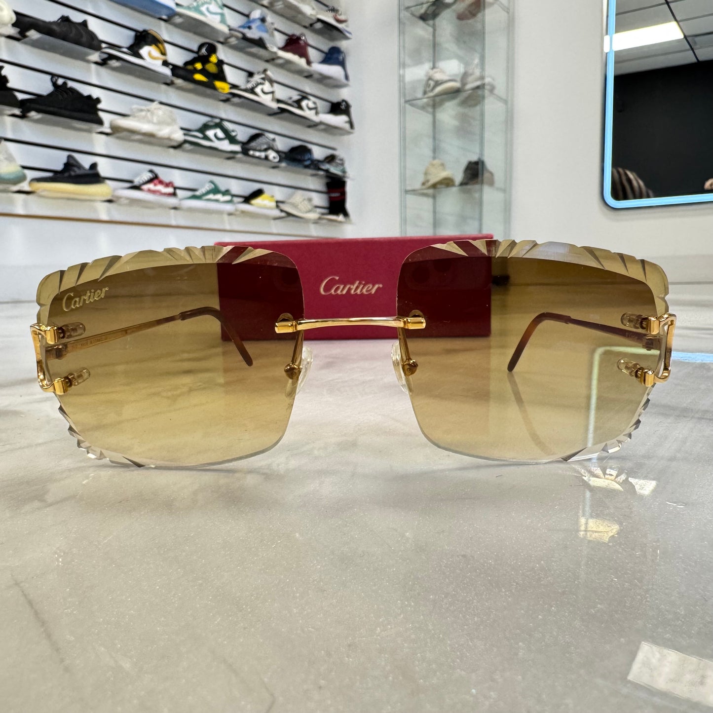 Cartier Big Cs Diamond Cut Glasses