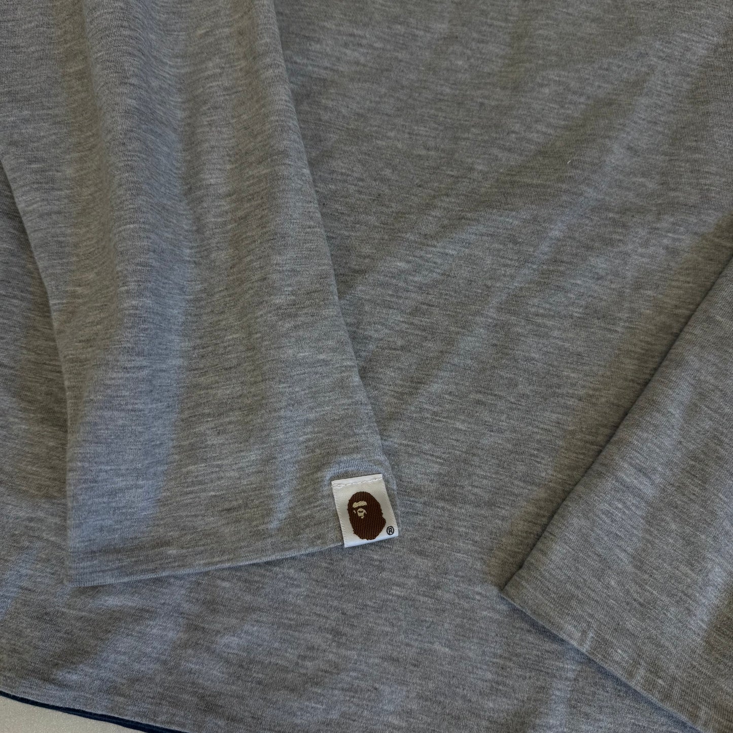 Bape Reversible L/S Navy/Grey