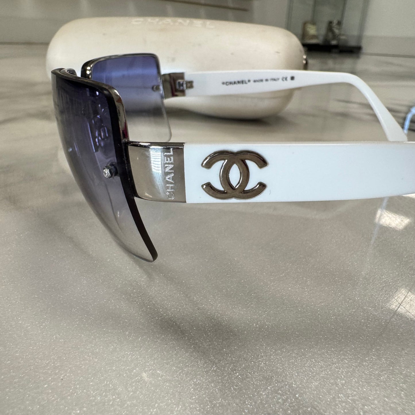 Chanel Blue Tint Glasses