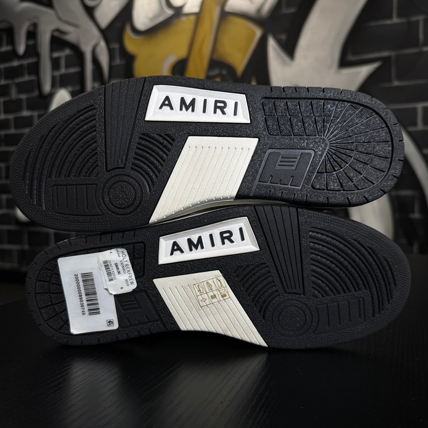 Amiri Skel Low Black/White