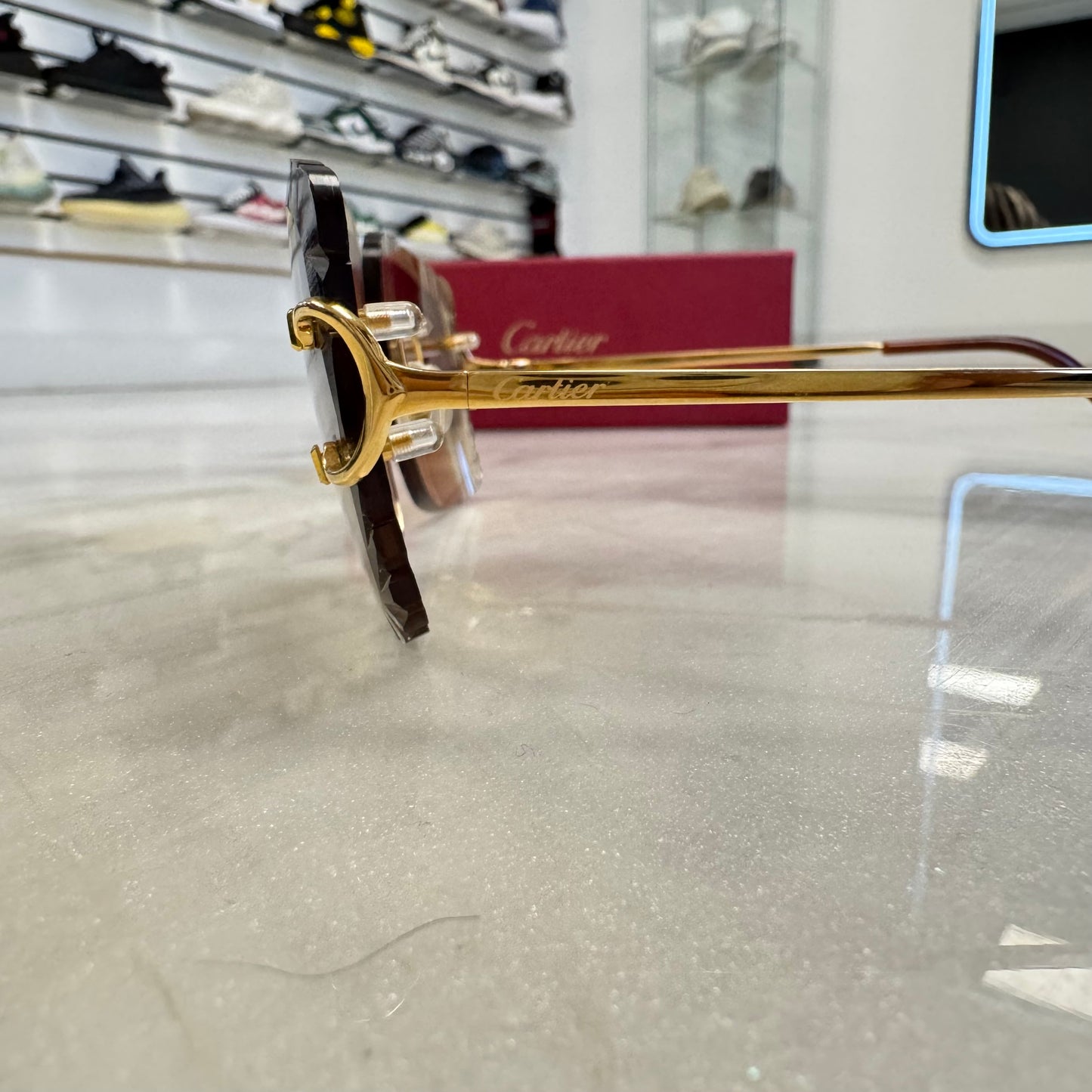 Cartier Big Cs Diamond Cut Glasses