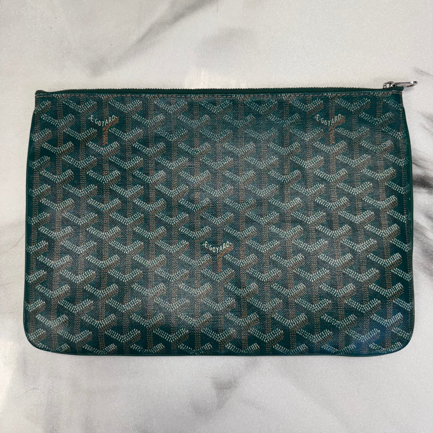 Goyard Senat Pouch Green