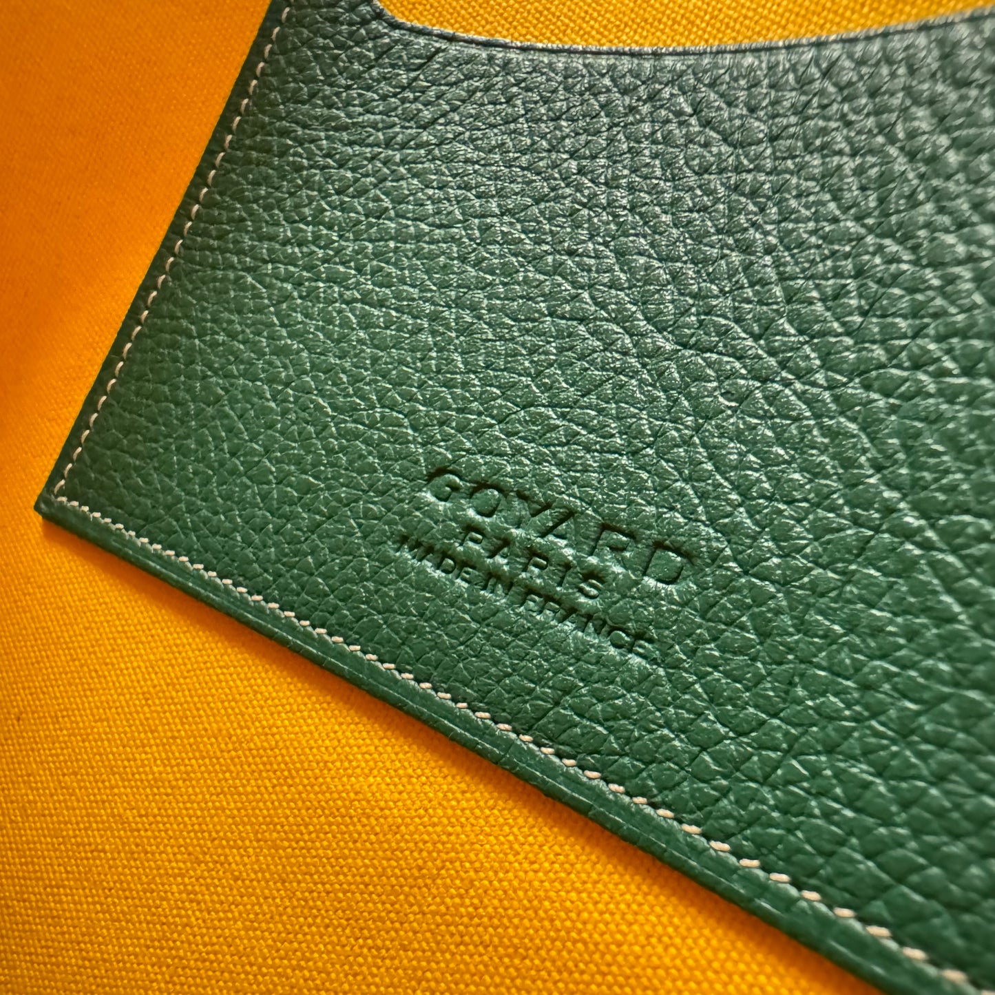 Goyard Senat Pouch Green