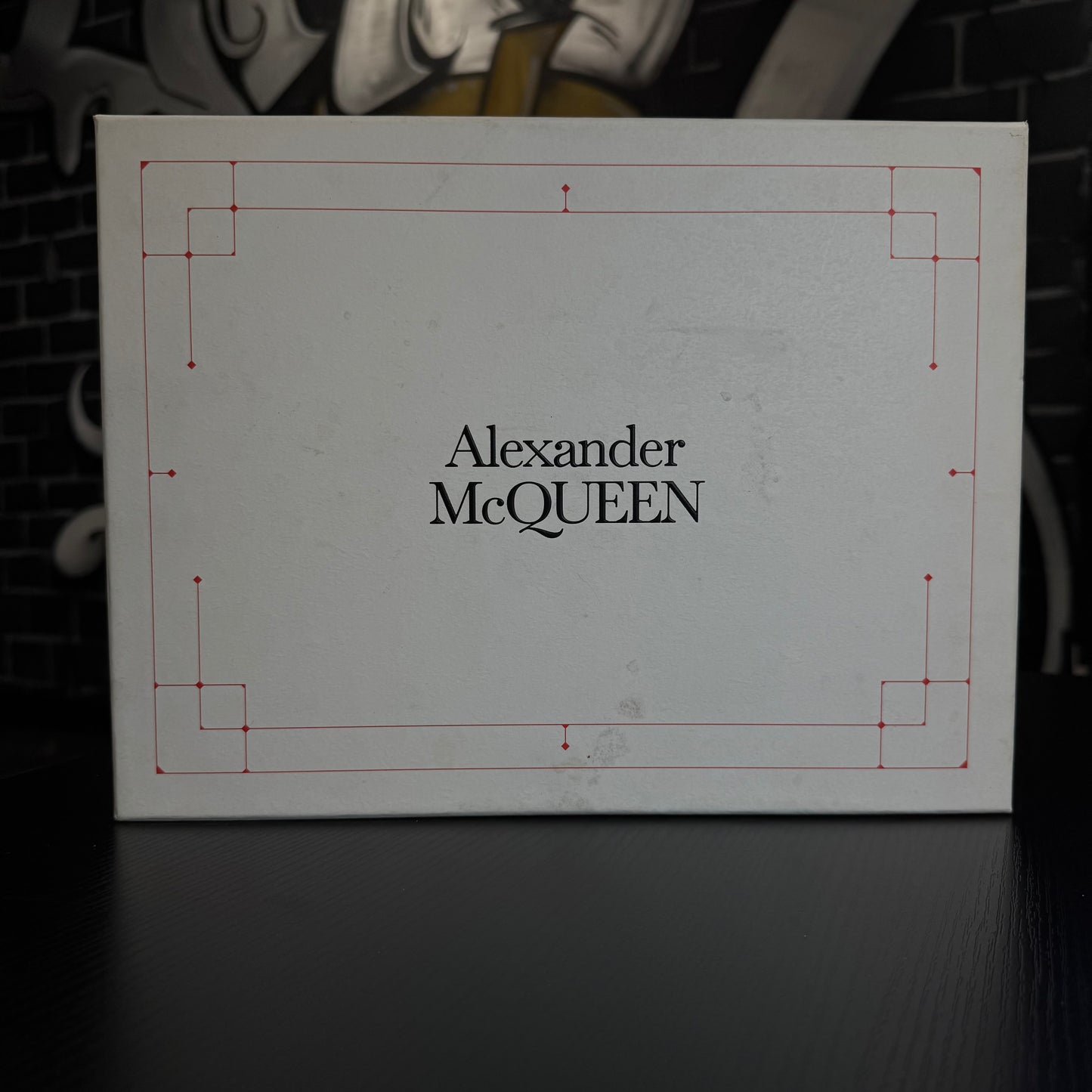 Alexander McQueen Oversized Sneakers Crocodile Suede Black