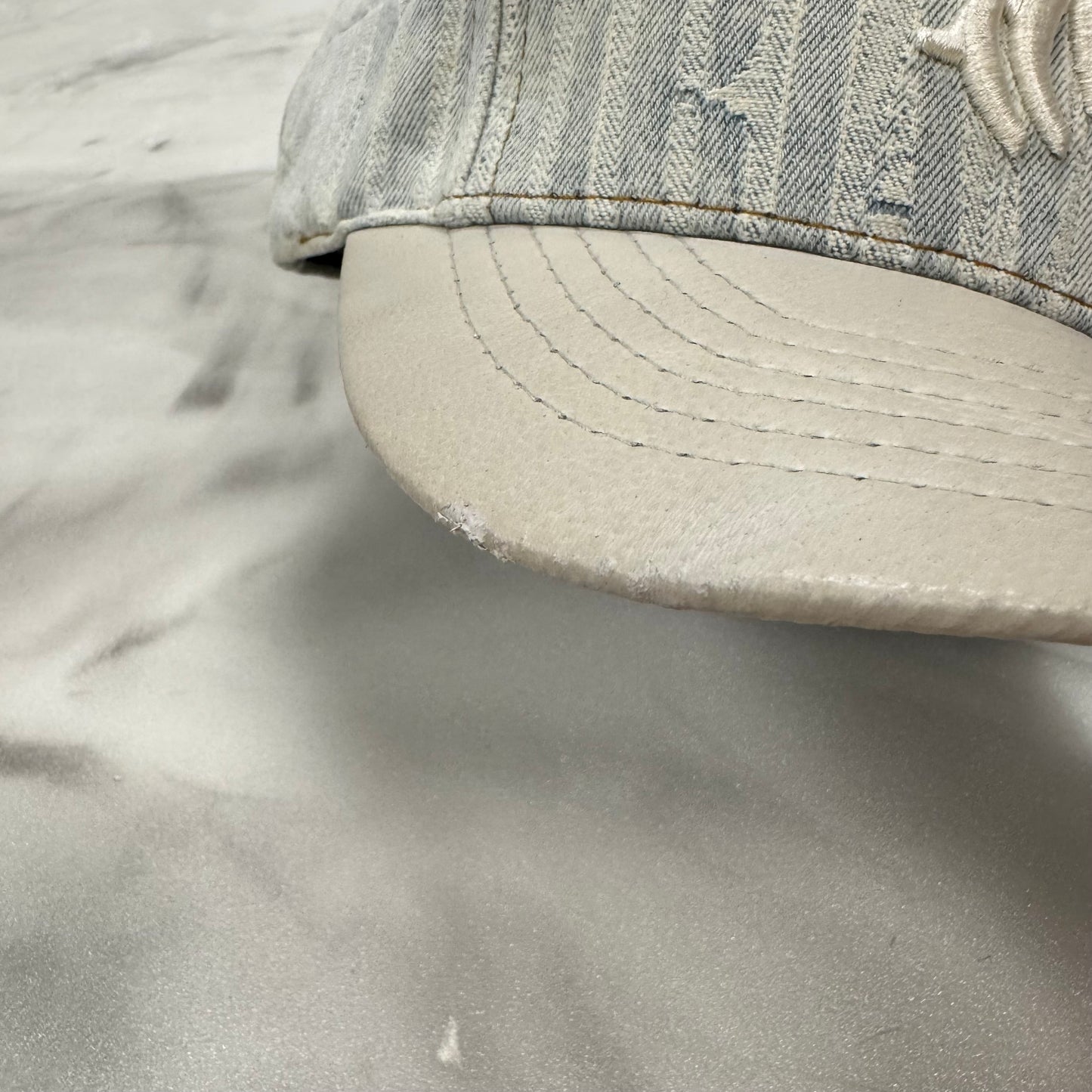 Amiri Jacquard Logo MA Hat Distressed