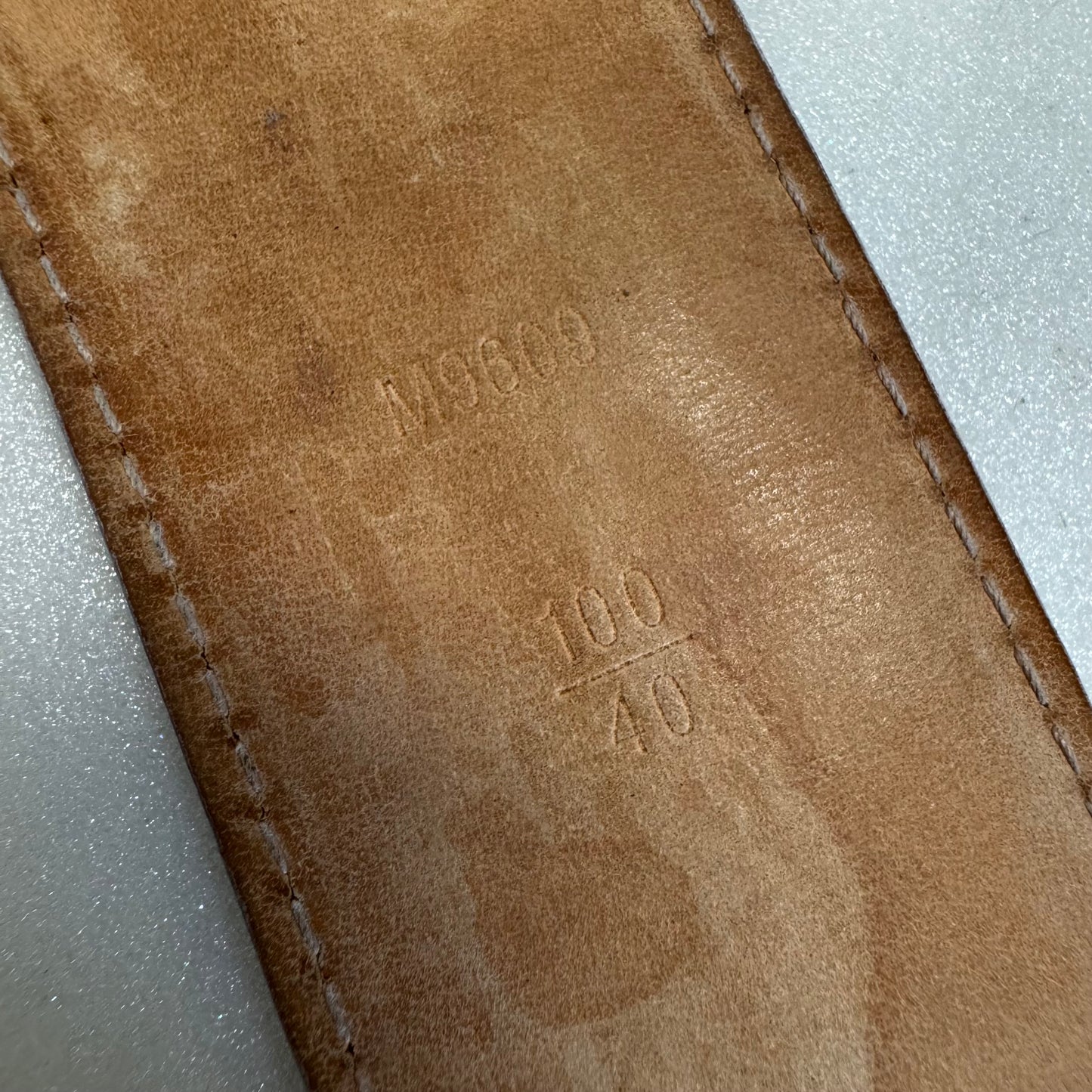 Louis Vuitton Damier Belt White/Gold