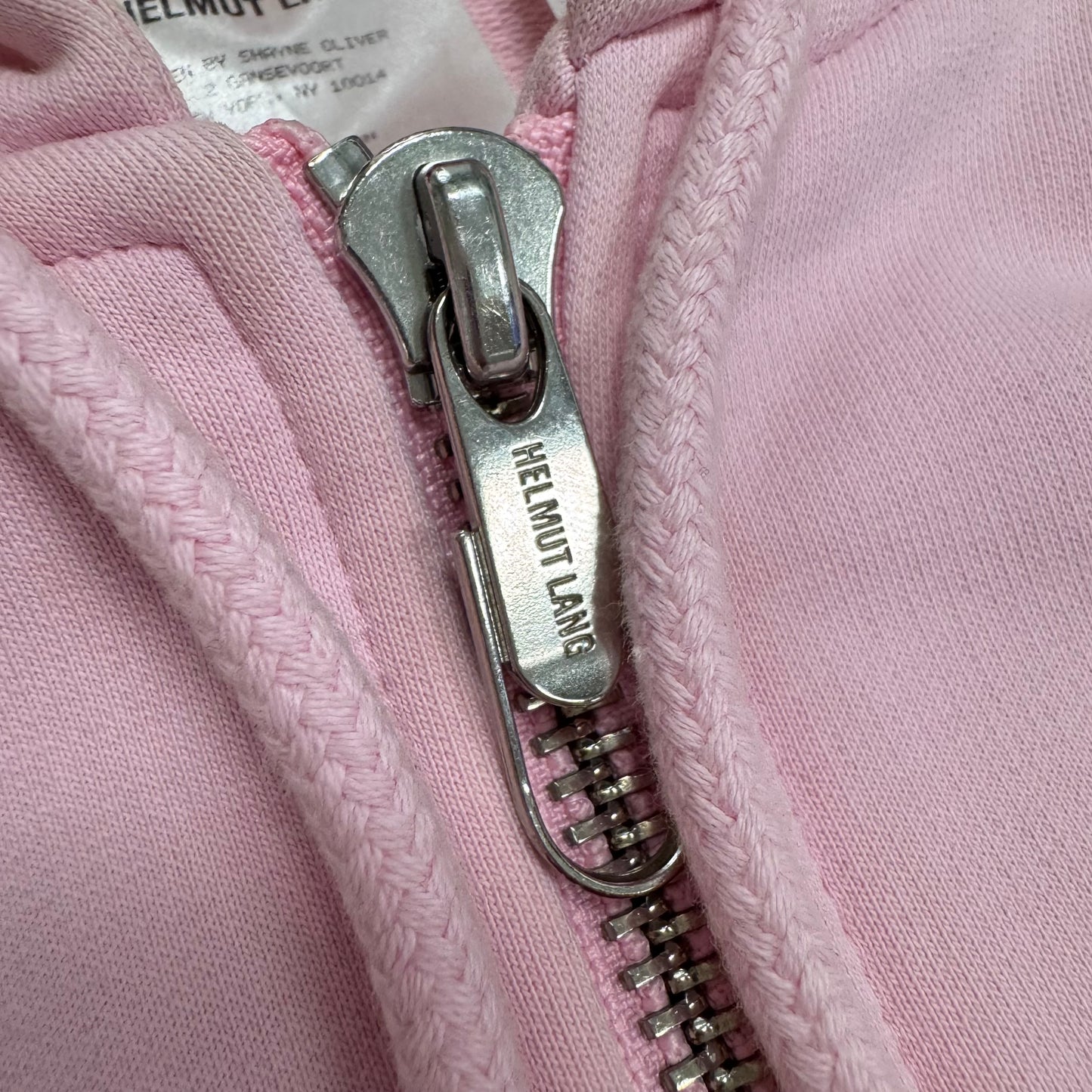 Helmut Lang Zip Up Pink