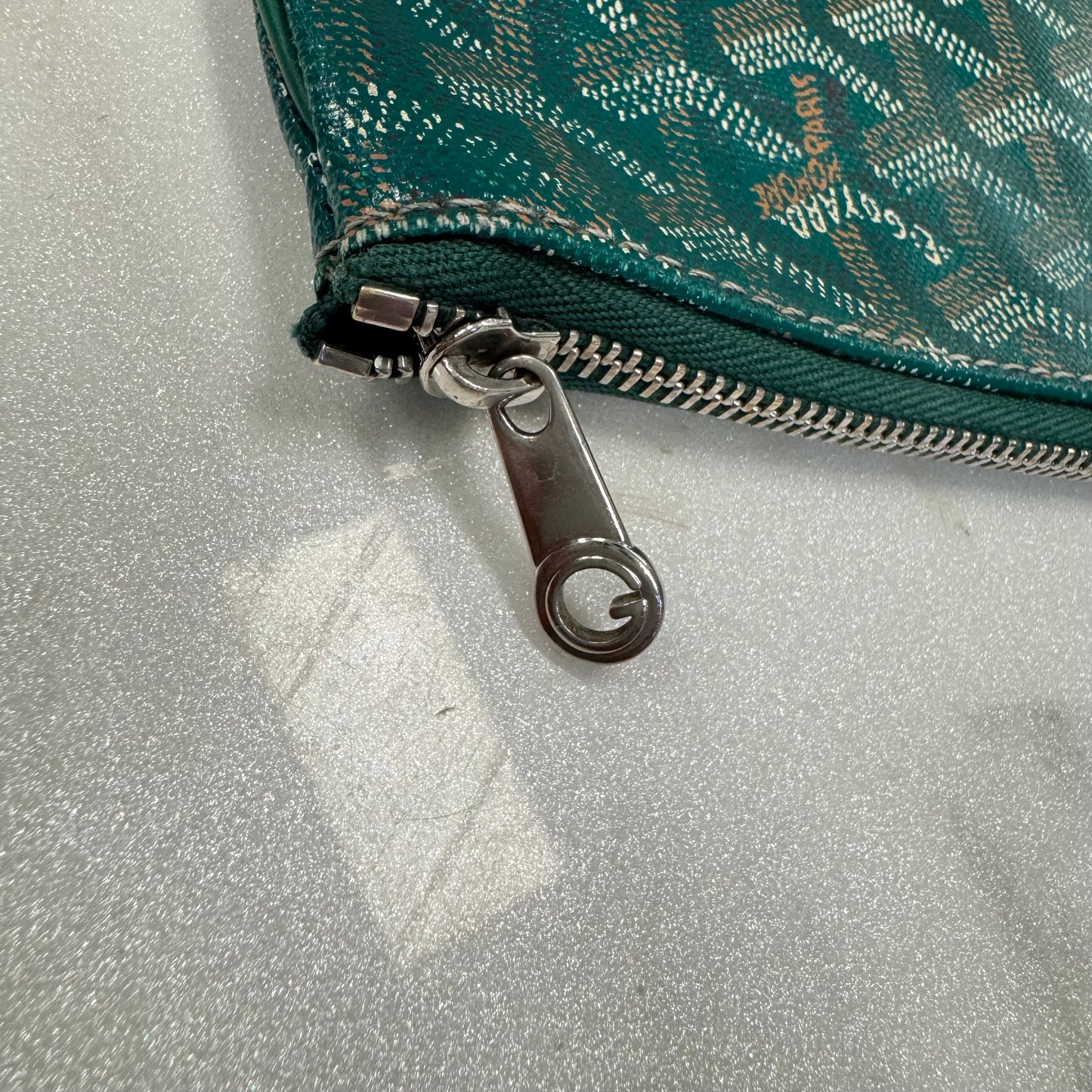 Goyard Senat Pouch Green