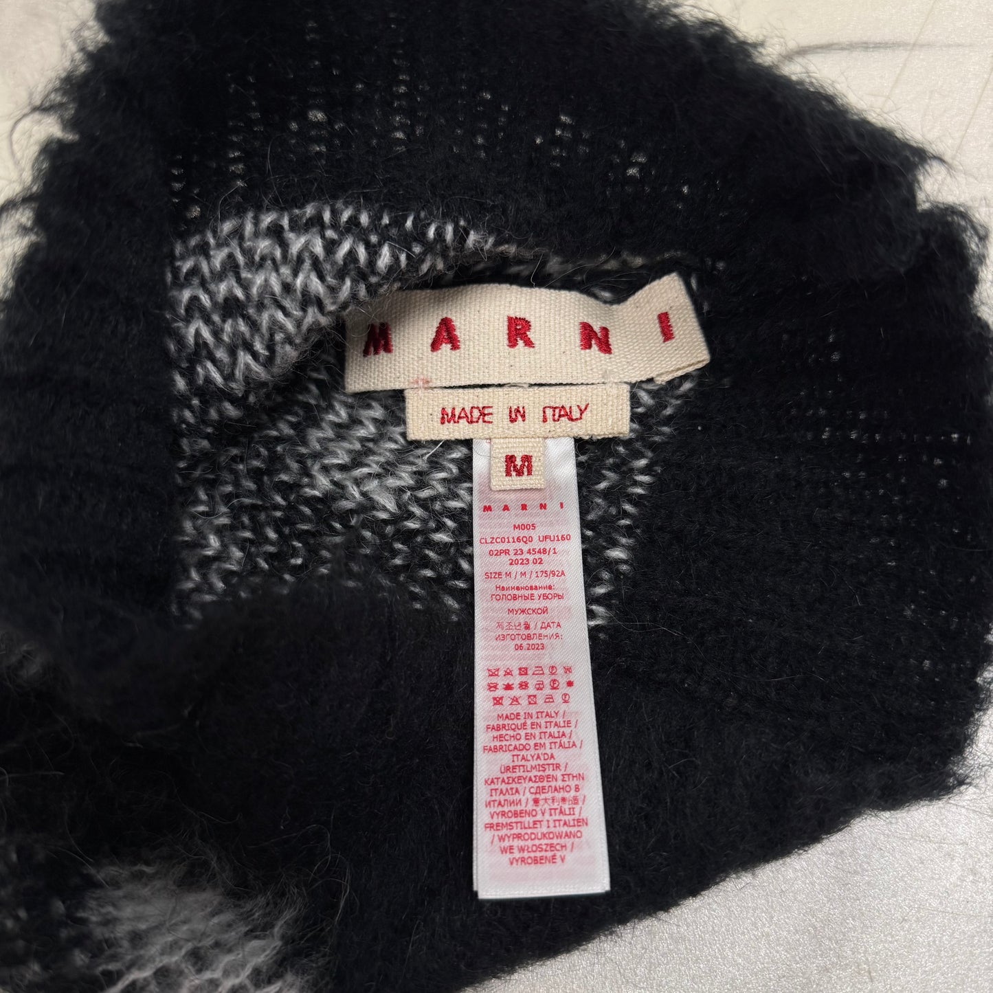 Marni Polka Dot Beanie Black/White