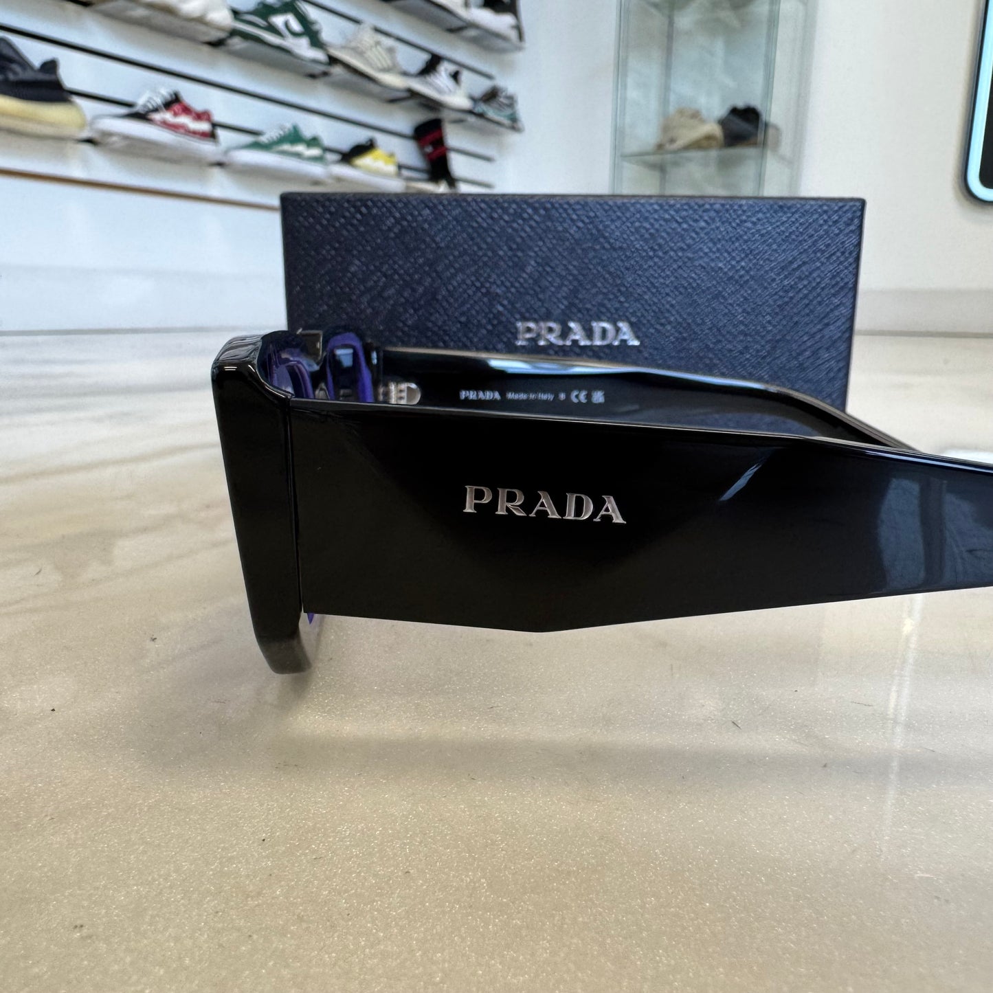 Prada PR06YS Sunglasses Black/Purple