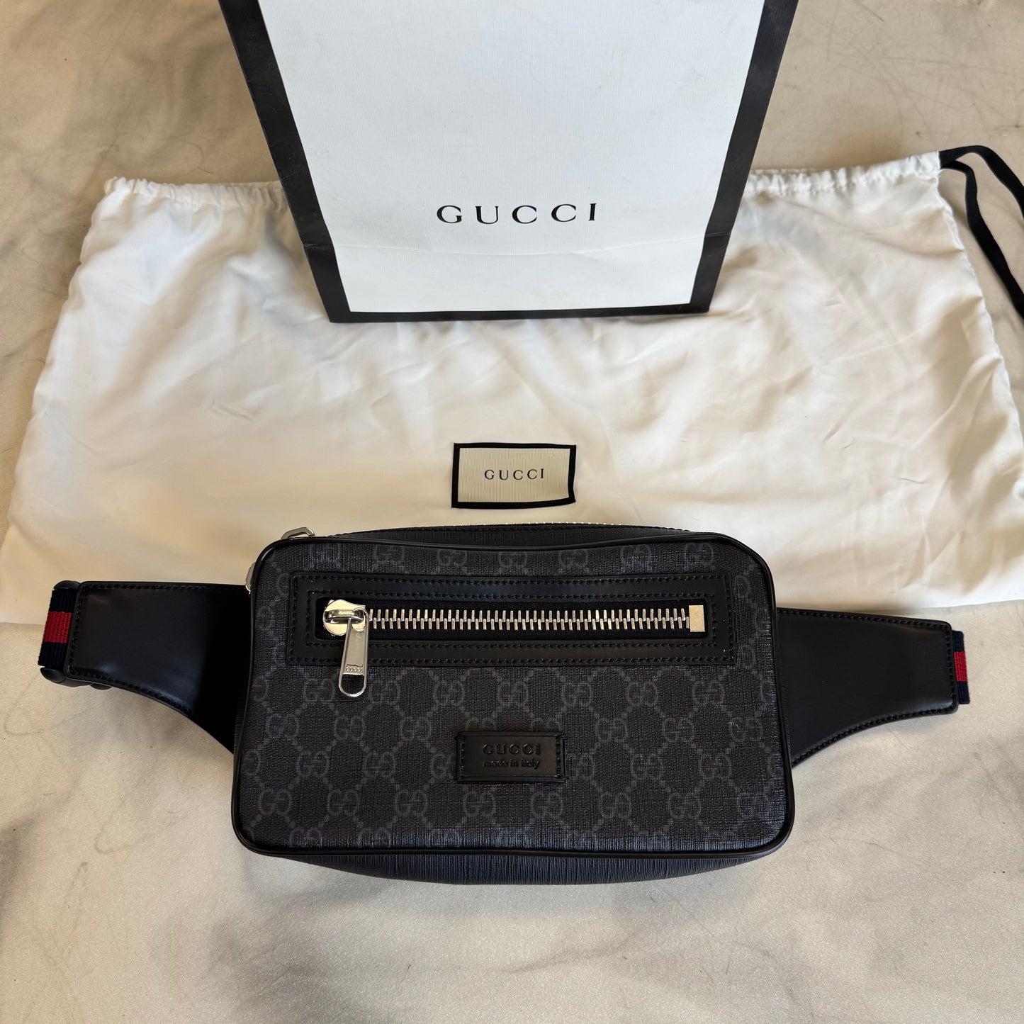 Gucci GG Supreme Belt Bag