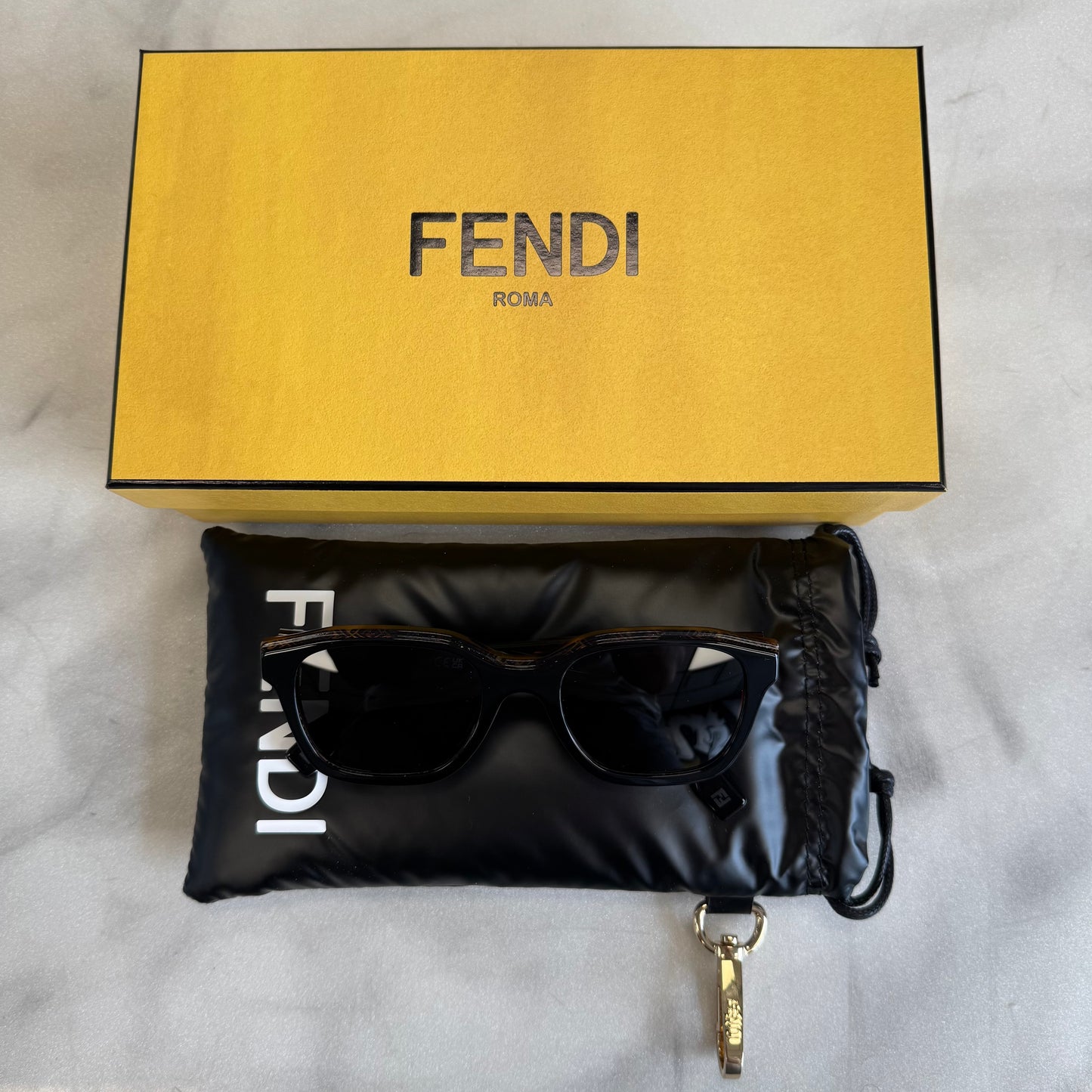 Fendi FE40077I Tortoise Sunglasses