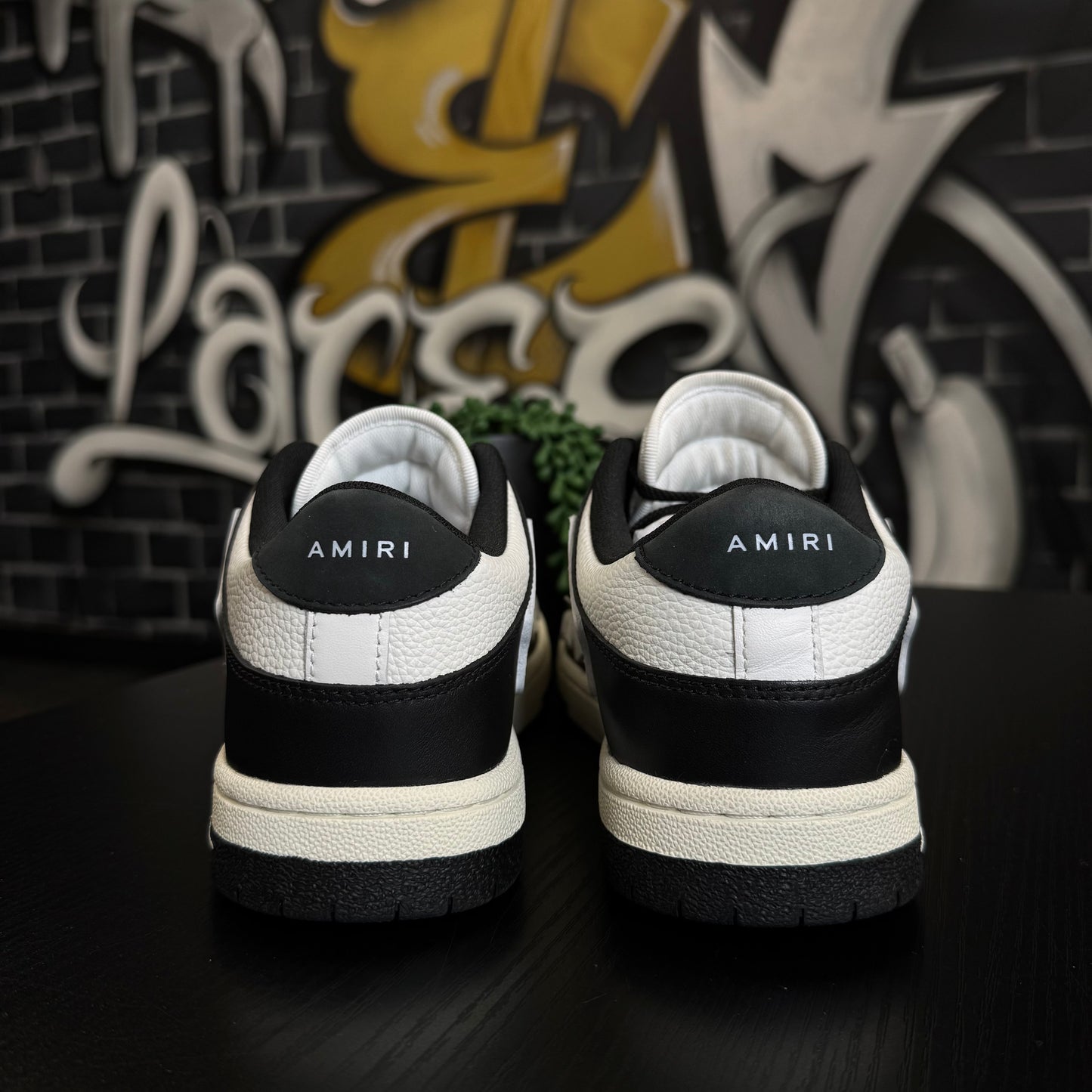 Amiri Skel Low Black/White