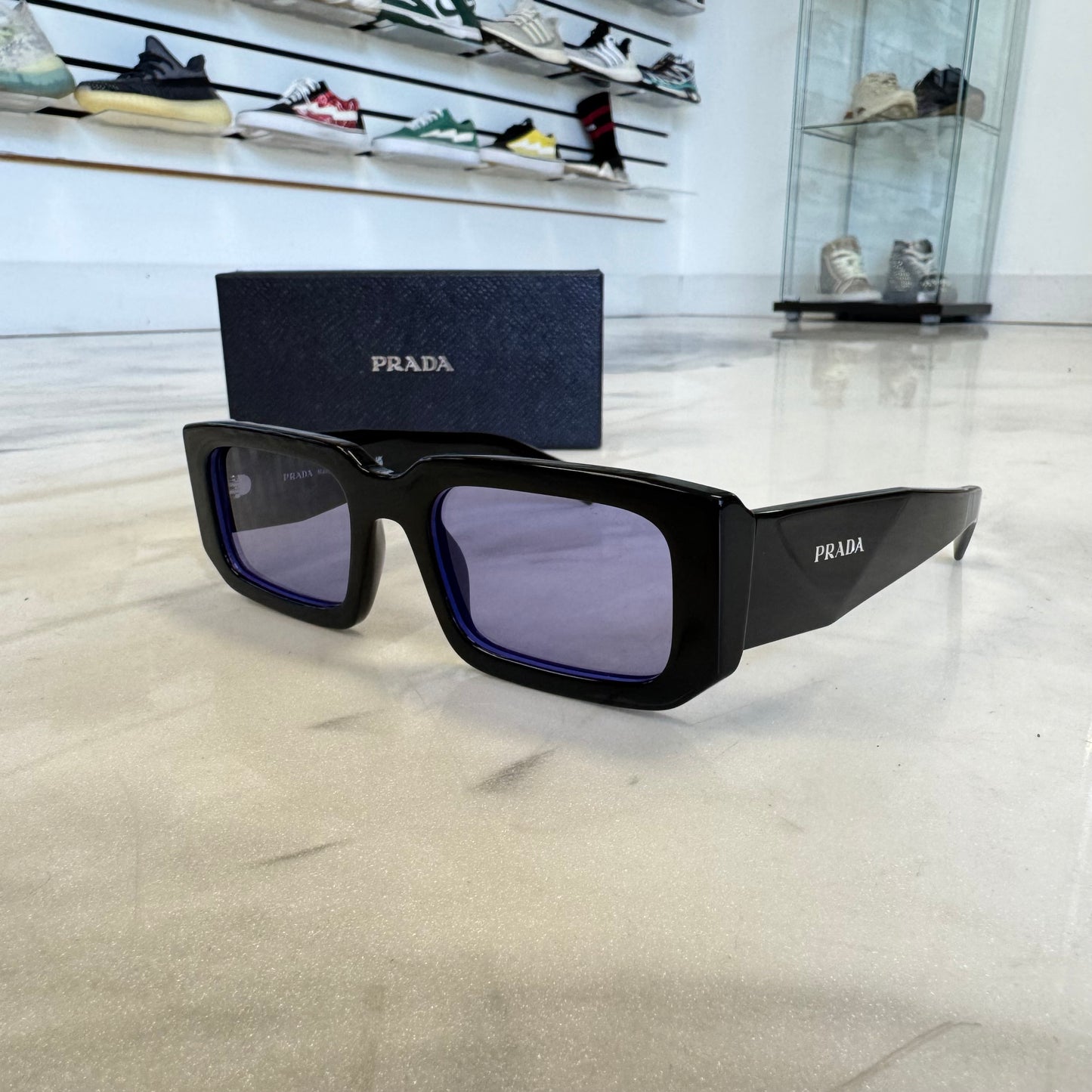 Prada PR06YS Sunglasses Black/Purple