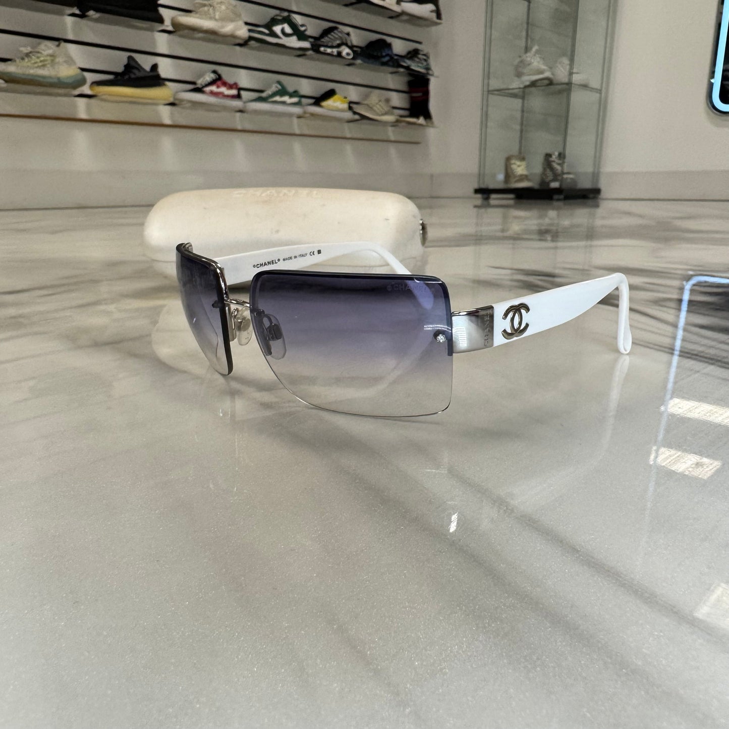 Chanel Blue Tint Glasses