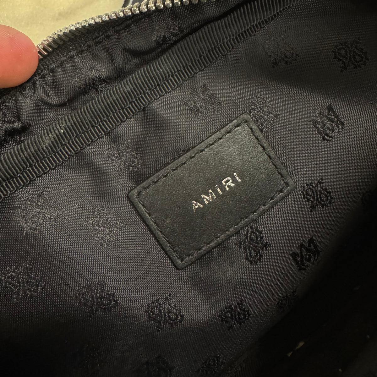 Amiri Red Logo Shoulder Bag