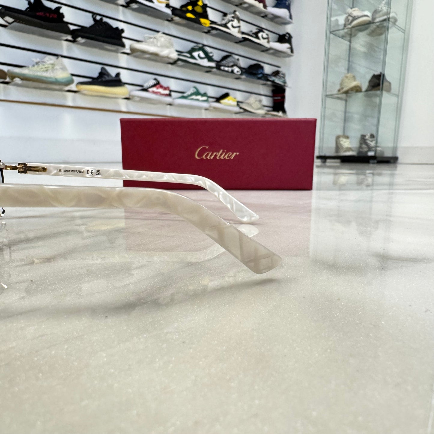 Cartier C Decor Acetate Diamond Cut Glasses