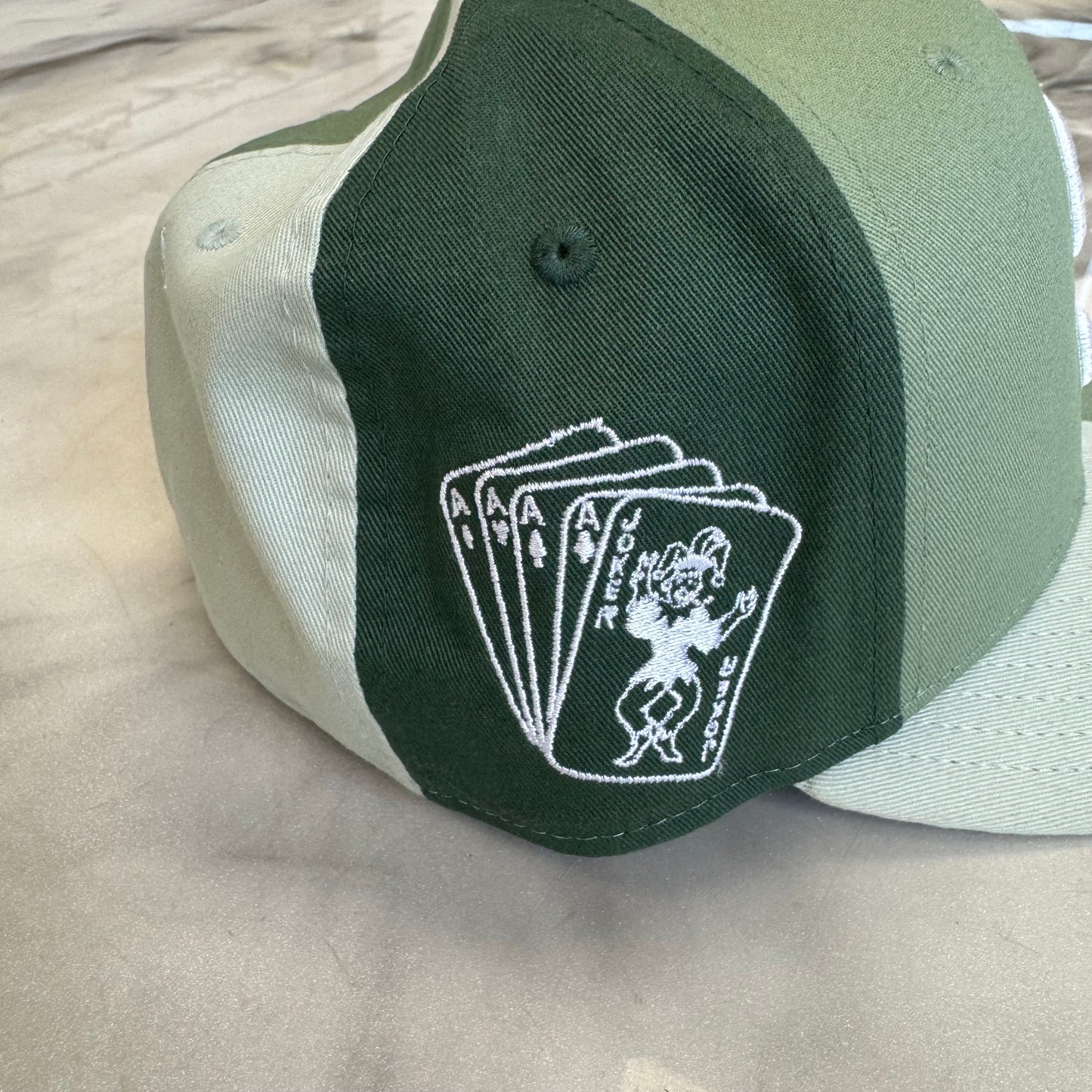 Saintwoods 3 Tone Green Fitted Hat