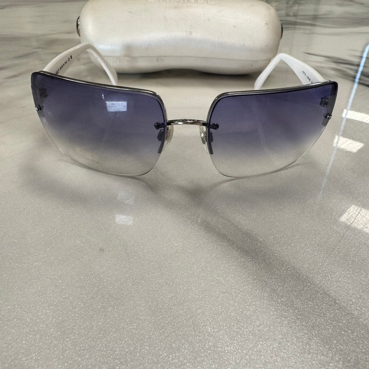 Chanel Blue Tint Glasses
