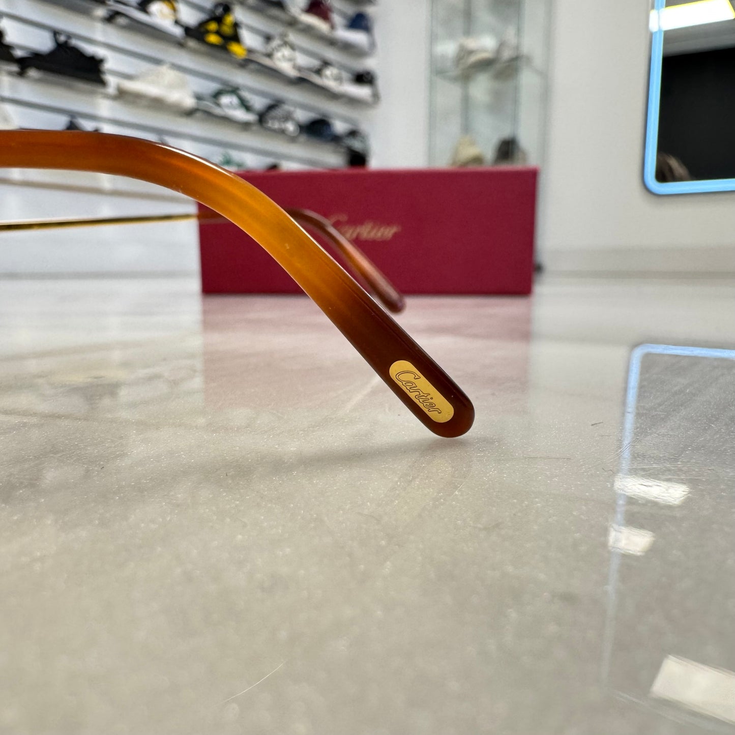 Cartier Big Cs Diamond Cut Glasses
