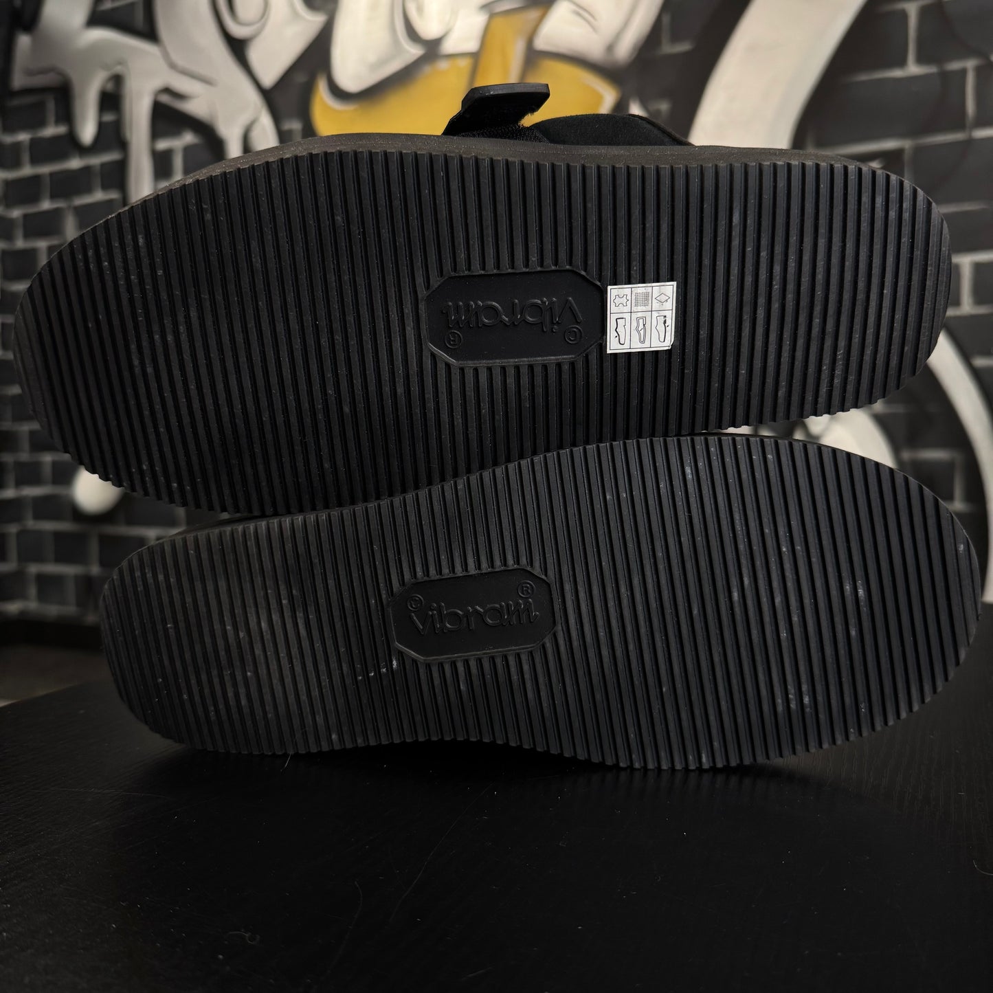 Suicoke Black Slippers
