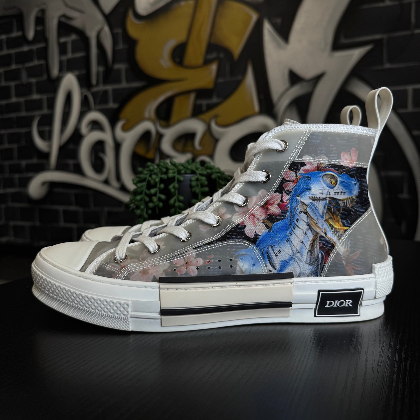 Dior B23 High Sorayama Dinosaur Blue