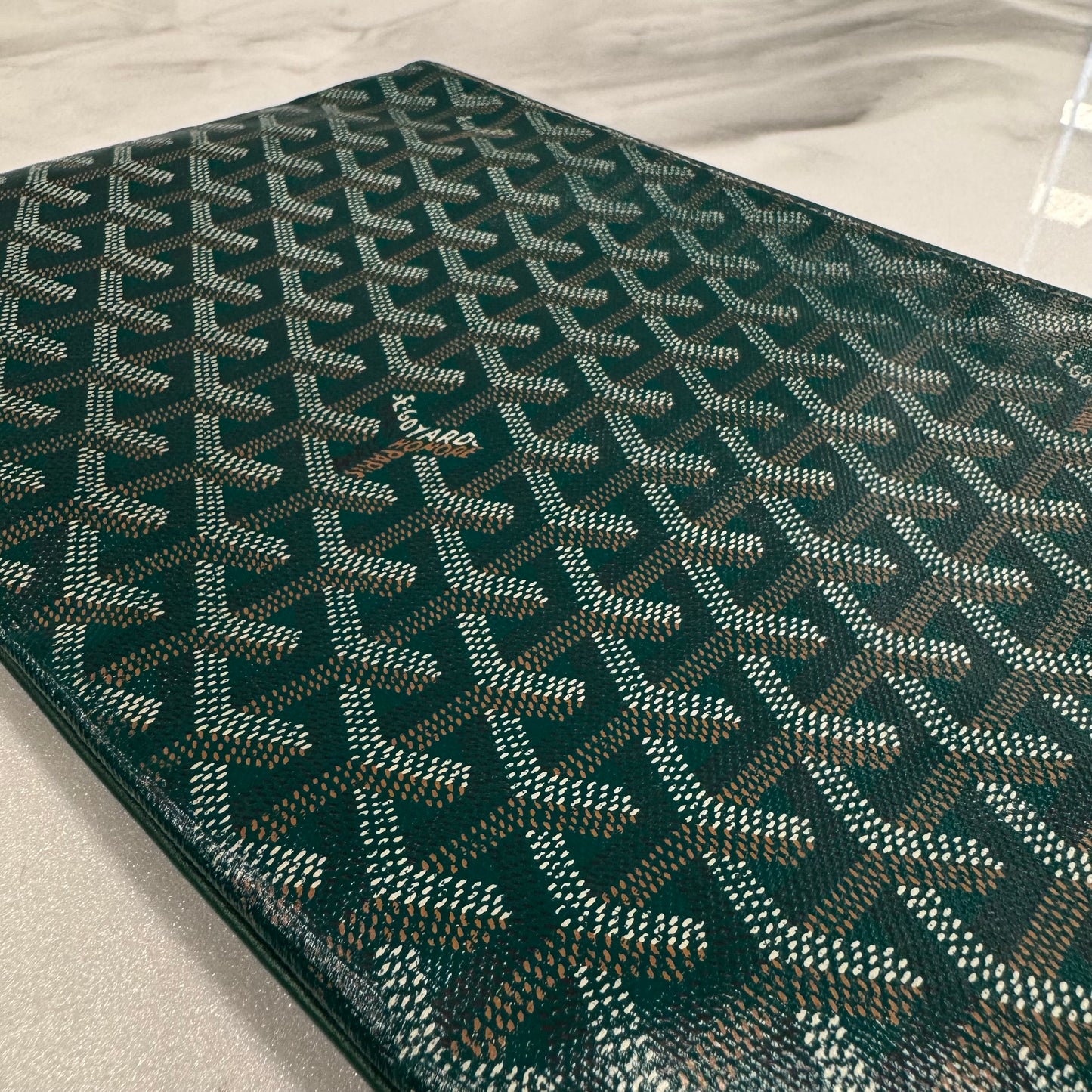 Goyard Senat Pouch Green
