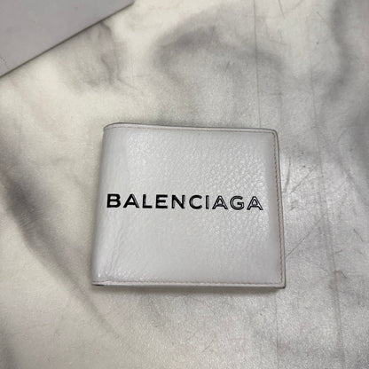 Balenciaga Logo Bifold White