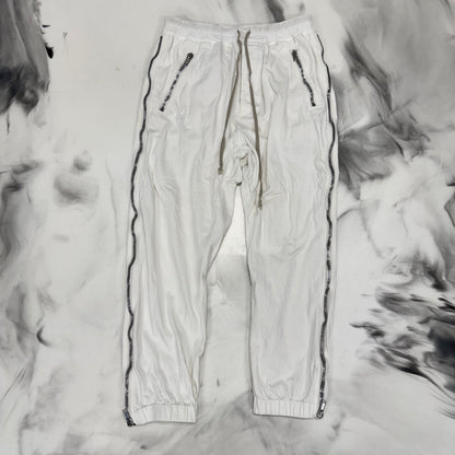 Rick Owens Tecuatl Side Zip Pants White
