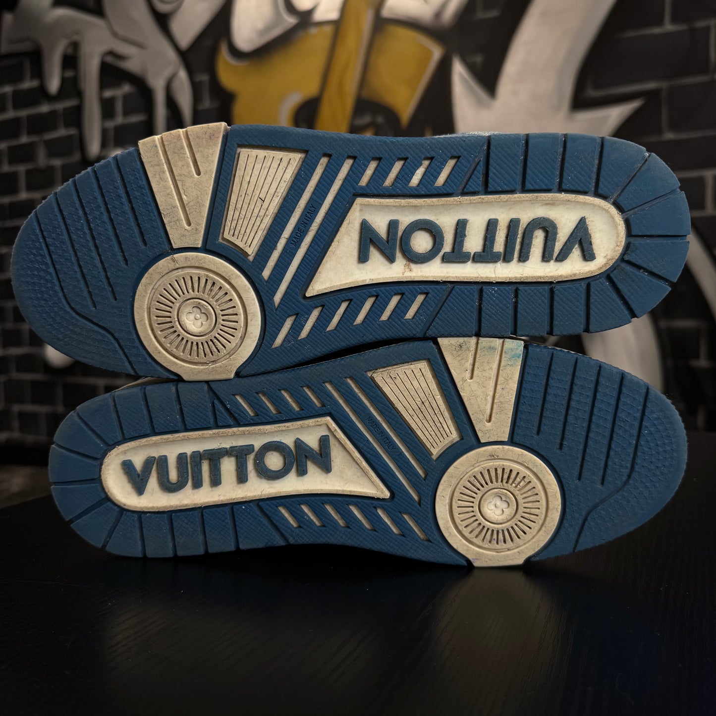 Louis Vuitton Trainer Denim Blue