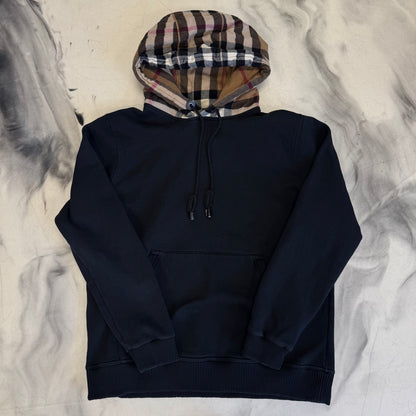 Burberry Checked Hood Hoodie