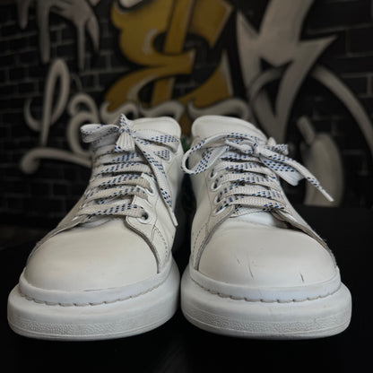 Alexander Mcqueen Oversized Sneakers Crocodile Blue