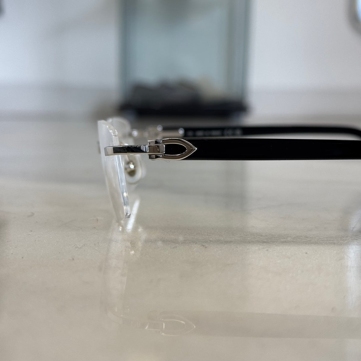Cartier C Decor Acetate Black Glasses