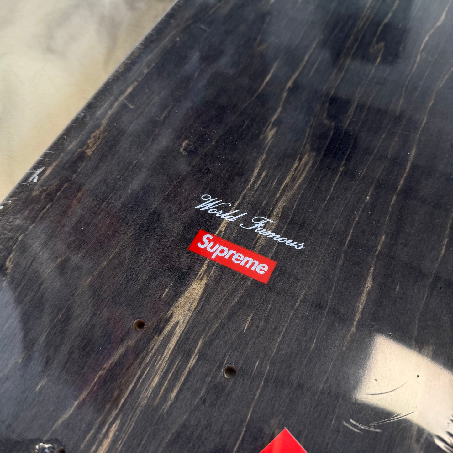 Supreme Bling Platinum Skate Deck