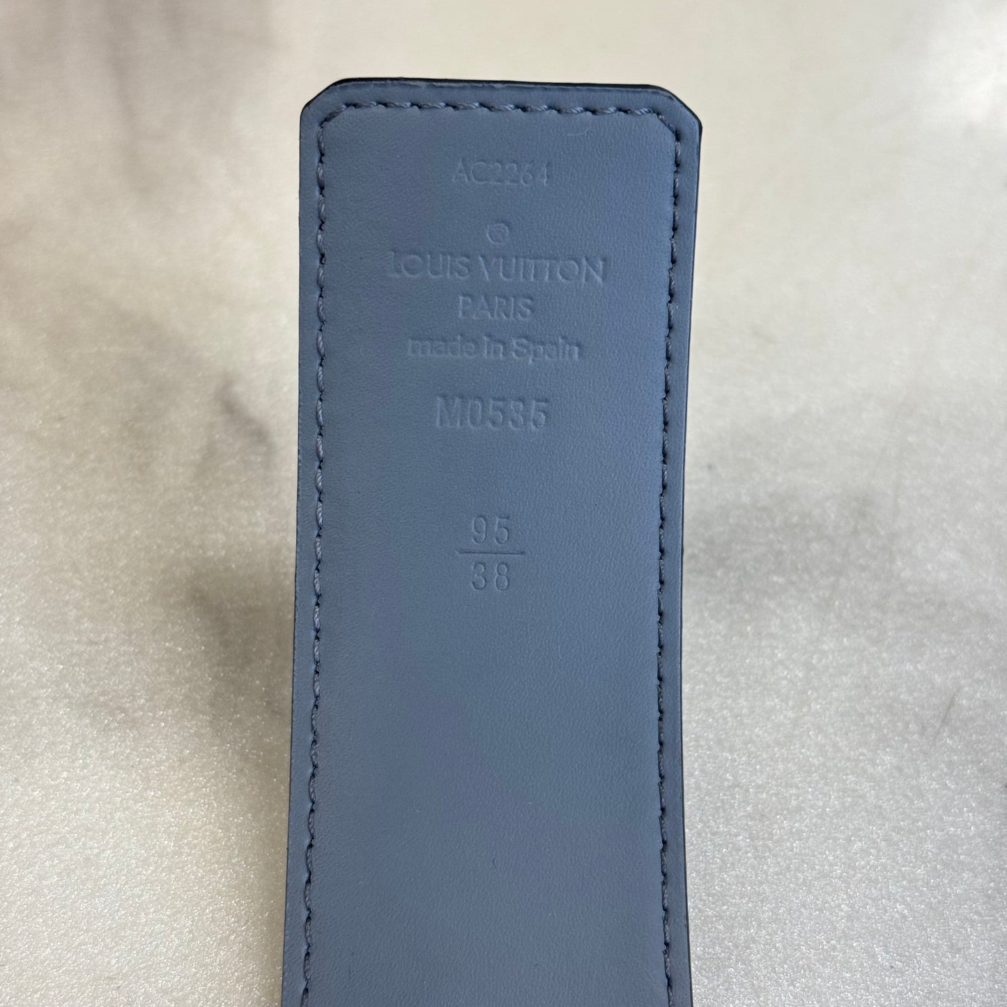 Louis Vuitton Monogram Eclipse Belt Black