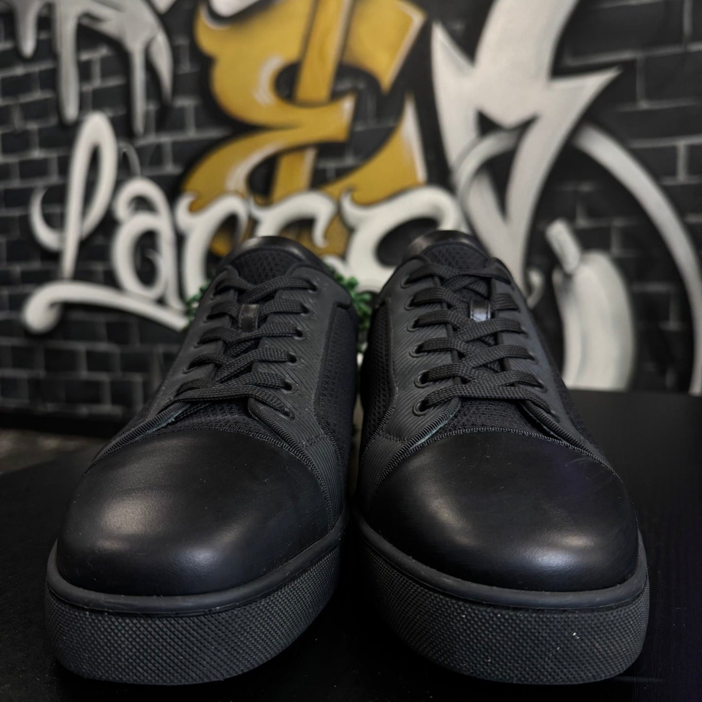 Louboutin Louis Junior Flat CL Black