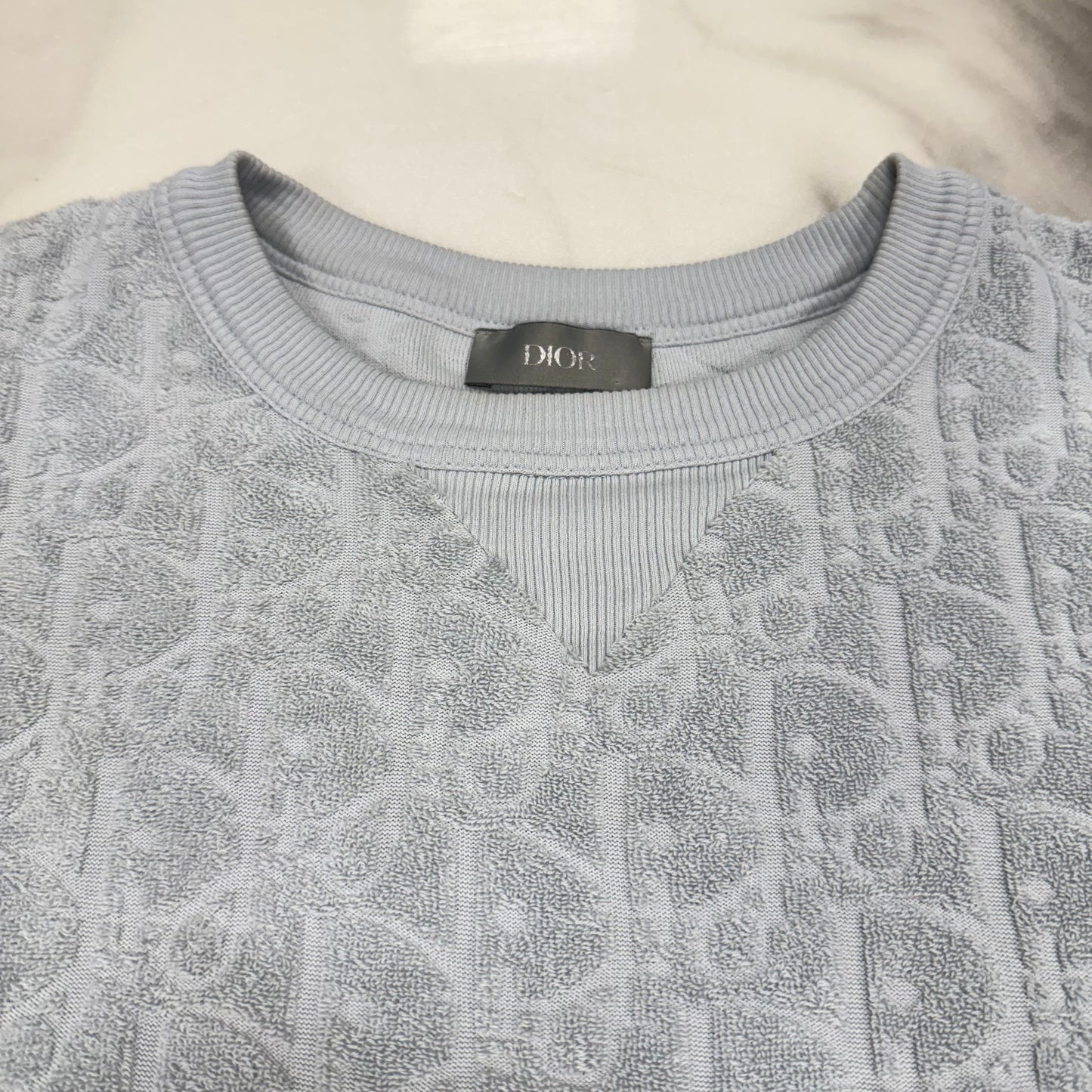 Dior Towel Tee Grey
