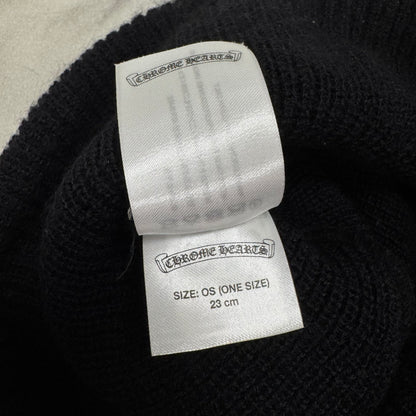 Chrome Hearts Double Logo Beanie Black
