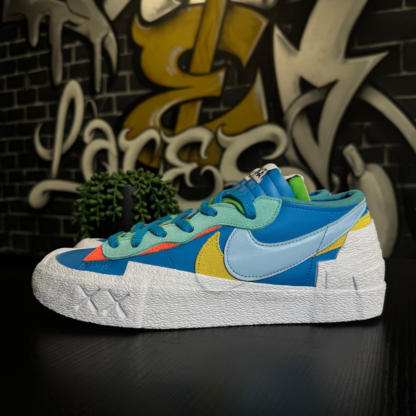Nike Blazer Sacai Low Kaws Neptune Blue