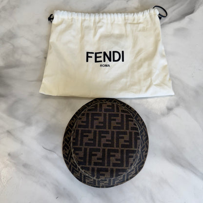 Fendi Monogram Brown Bucket Hat