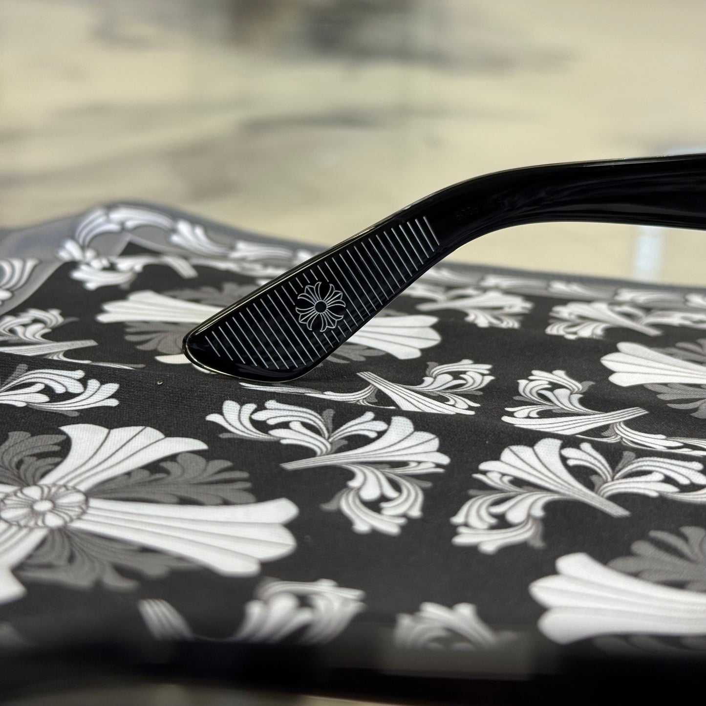 Chrome Hearts Vagillionaire II Black/Silver Glasses